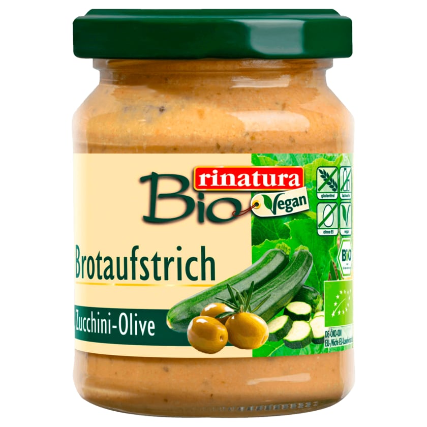 Rinatura Bio Brotaufstrich Zucchini Olive 115g
